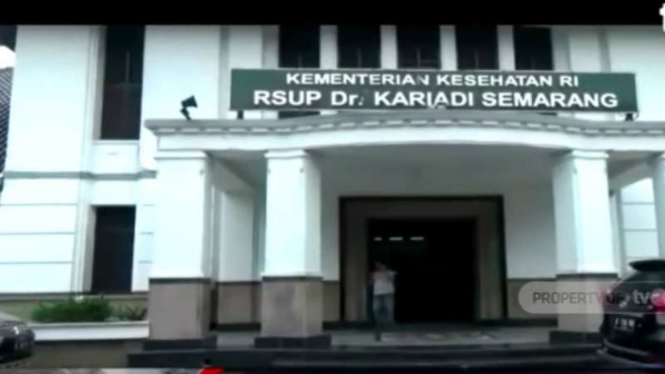 Ruang isolasi khusus di RSUP dr Kariadi, Semarang, Jawa Tengah.