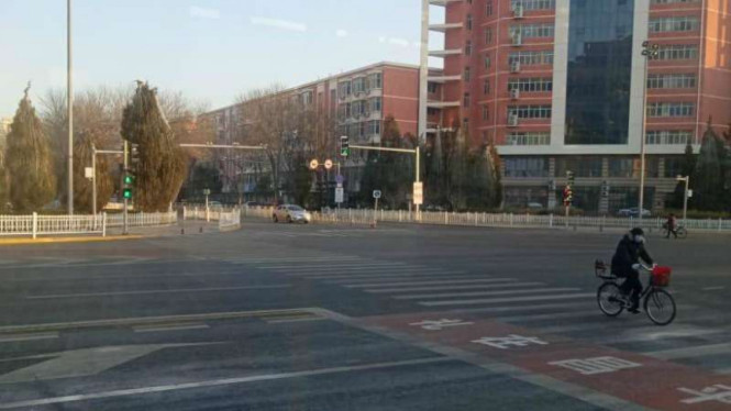 Kondisi Beijing, China, pada Januari 2020