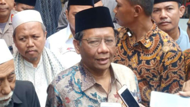 Menkopolhukam, Mahfud MD.