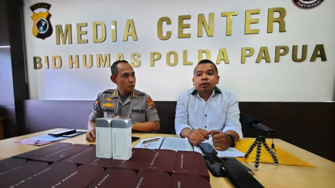 Polda Papua amankan obat ilegal untuk HIV/AIDS.