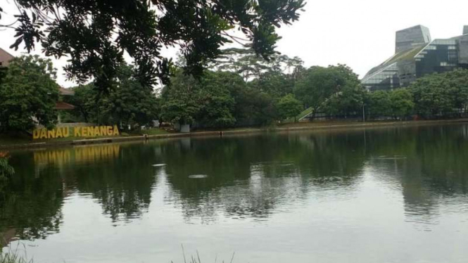 Danau Kenanga di kawasan kampus UI Depok