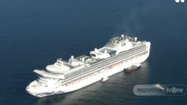 Penumpang Kapal pesiar Diamond Princess dikarantina di tengah laut