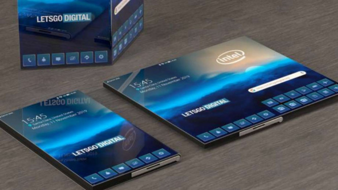 Ponsel lipat Intel