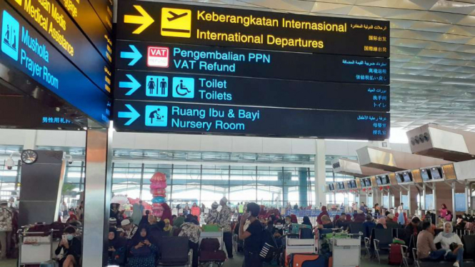Terminal 3 Bandara Soetta, Tangerang, Banten.