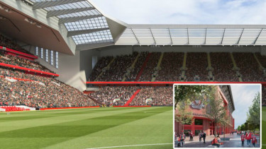 Rancangan desain baru Stadion Anfield Liverpool