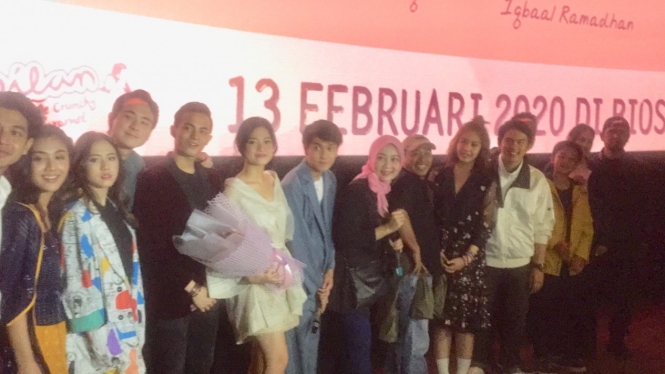 Atalia Kamil dan Tim Film Milea