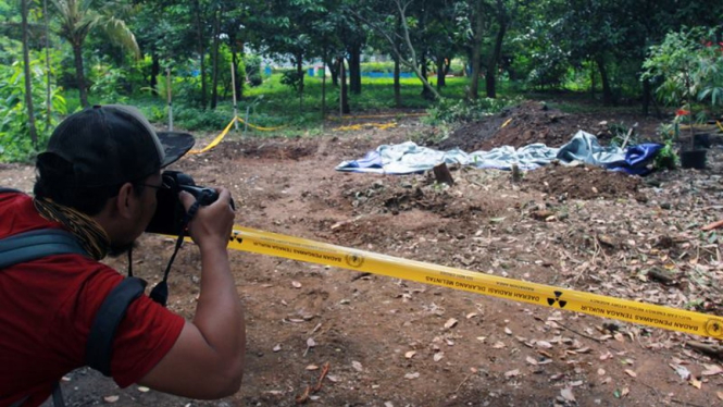 Tanah kosong terpapar radiasi nuklir
