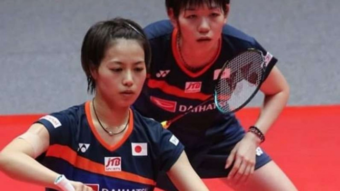 Ganda putri Jepang, Yuki Fukushima/Sayaka Hirota.