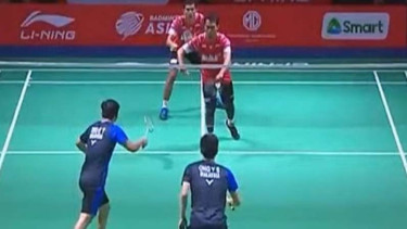 Ganda putra Indonesia, Mohammad Ahsan/Fajar Alfian di BATC 2020.