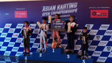 Qarrar Firhand Ali juara Asian Karting Open Championships 2020 