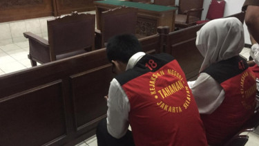 Aulia Kesuma dan Geovanni Kelvin, terdakwa kasus pembunuhan terhadap Edi Chandra