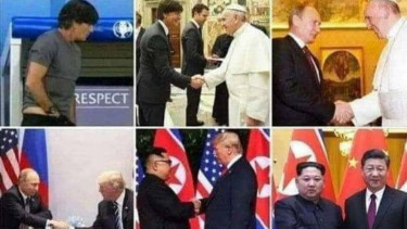 Parodi kocak Joachim Loew penyebar awal virus Corona
