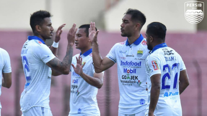 Persib Bandung menang di laga ujicoba kontra PSS Sleman