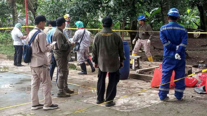 Lokasi wilayah yang terpapar radiasi di Perumahan Batan Indah, Tangerang Selatan