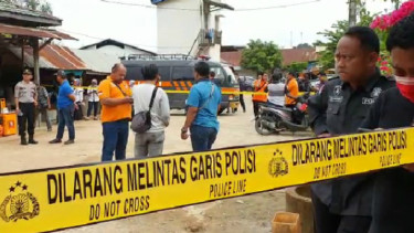 Area makam saat pembongkaran