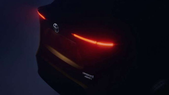 Gambar penggoda mobil baru Toyota berteknologi hybrid