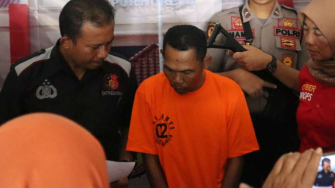Buruh rongsok pemerkosa siswi SMK di Purworejo, Jawa Tengah.
