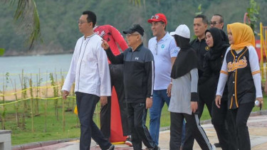 Wapres Maruf Amin mengunjungi kawasan ekonomi khusus Mandalika Lombok