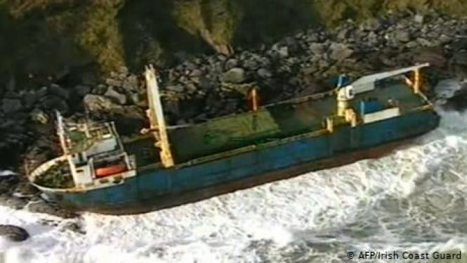 Ilustrasi kapal - AFP/Irish Coast Guard