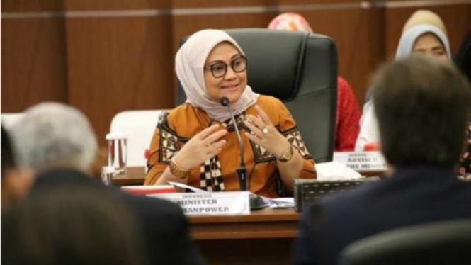 Menteri Ketenagakerjaan Ida Fauziyah