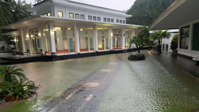 Istana Negara tergenang, Selasa 25 Februari 2020.