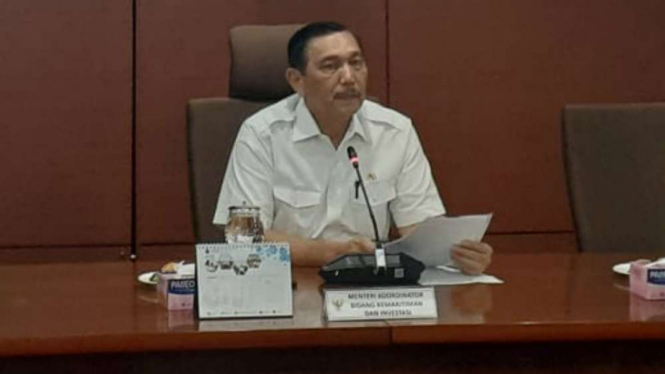 Menteri Koordinator Kemaritiman dan Investasi, Luhut Binsar Pandjaitan.