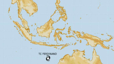 Badai tropis Ferdinand.