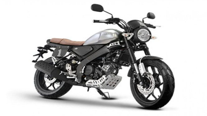 Aksesori Yamaha XSR155 bergaya Tracker