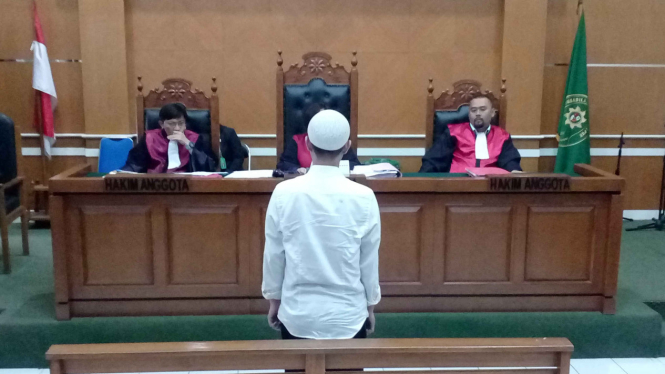Brigadir Rangga dalam persidangan