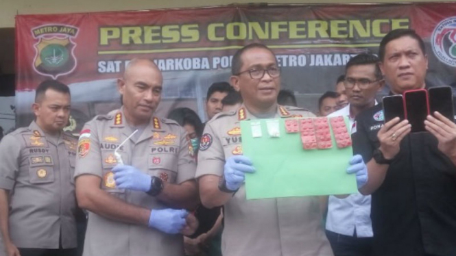 Polisi rilis kasus narkoba yang melibatkan Vitalia Sesha