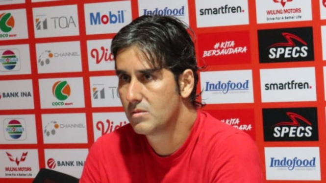 Pelatih Bali United, Stefano 'Teco' Cugurra.