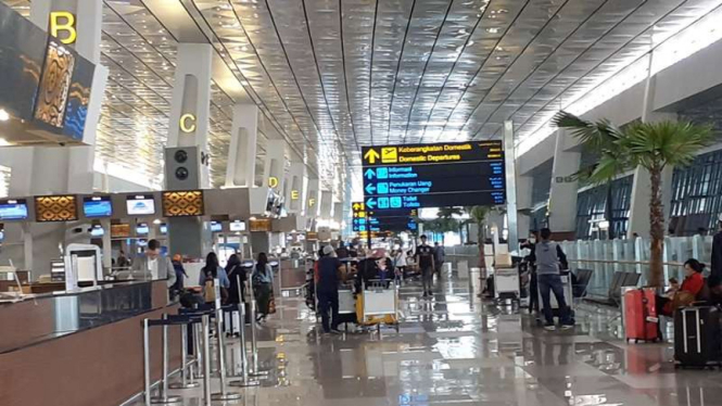Suasana Bandara Soekarno-Hatta, Cengkareng