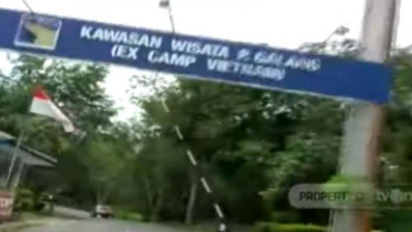 Pulau Galang, lokasi yang bakal dibangun rumah sakit khusus penyakit menular.