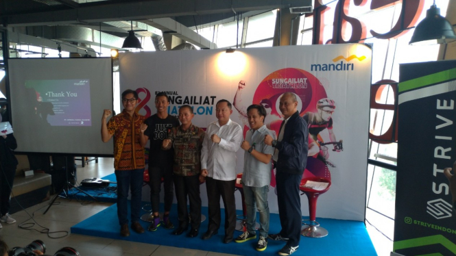Event triathlon terbesar di Indonesia, Singailiat Triathlon, kembali digelar