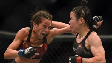 Duel Zhang Weili versus Joanna Jedrzejczyk