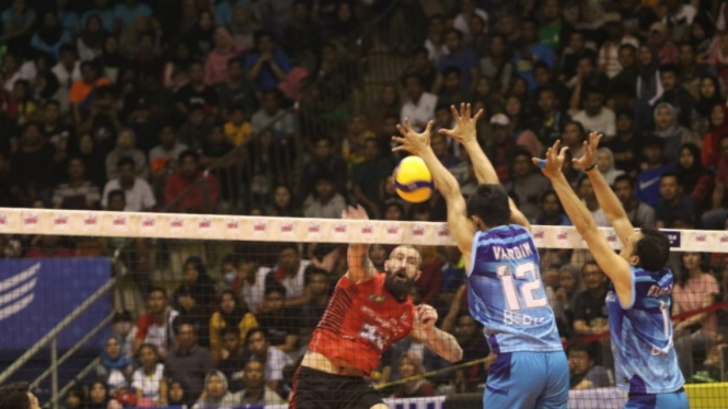 Ilustrasi pertandingan Proliga