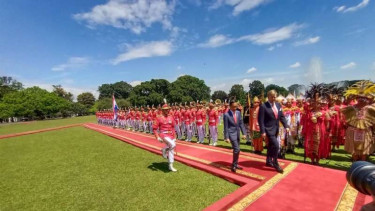 Kunjungan Raja Willem dan Ratu Maxima dari Belanda ke Istana Kepresidenan Bogor