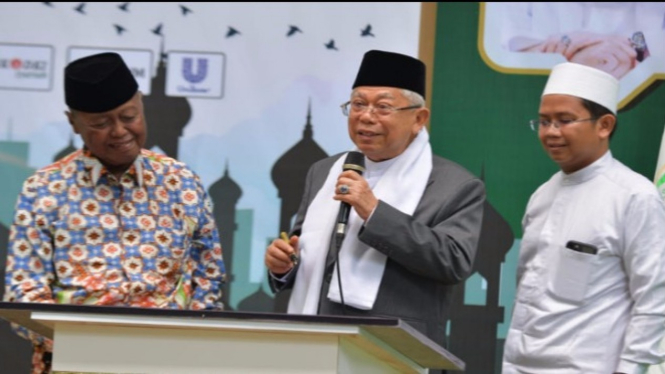KH Ma'ruf Amin (Foto/Twitter/Kiyai_MarufAmin)