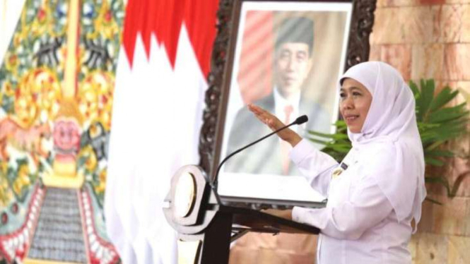 Gubernur Jawa Timur, Khofifah Indar Parawansa.