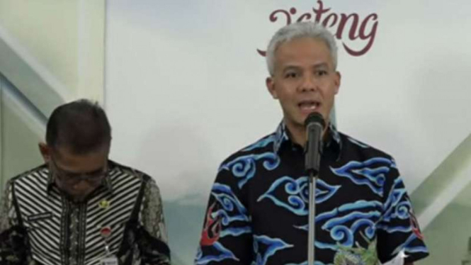Gubernur Jawa Tengah Ganjar Pranowo.