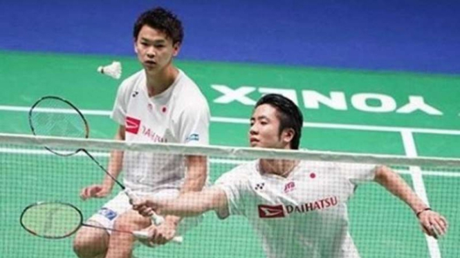 Ganda putra Jepang, Hiroyuki Endo/Yuta Watanabe.