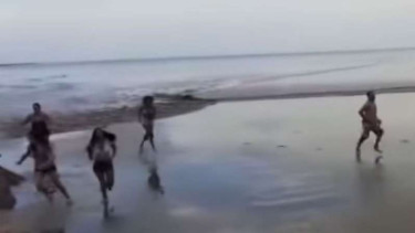 Tsunami di Brasil.