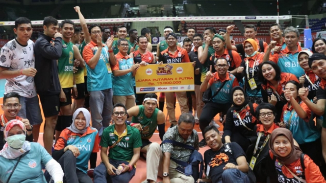 Jakarta BNI 46 juara putaran kedua Proliga 2020