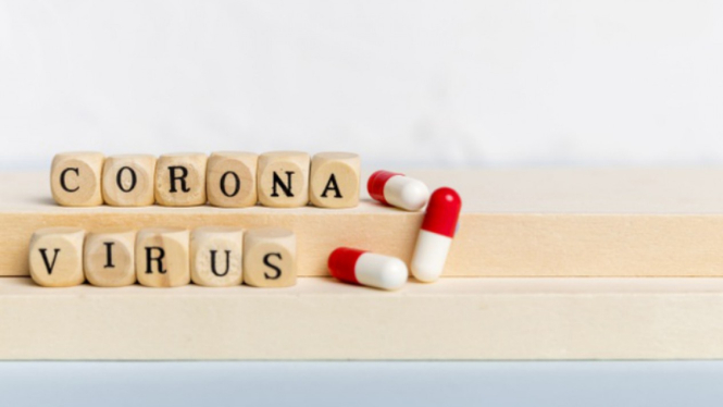Ilustrasi virus corona/COVID-19.