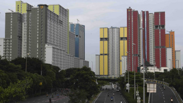 Wisma Atlet di Kemayoran, Jakarta Pusat.