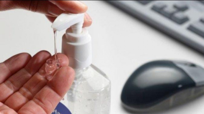 Ilustrasi Hand Sanitizer