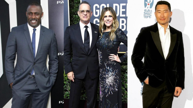 Idris Elba, Tom Hanks, Rita Wilson, dan Daniel Dae Kim.