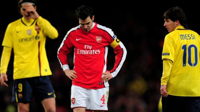Cesc Fabregas saat masih bermain untuk Arsenal