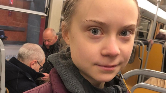 Greta Thunberg.