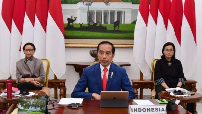 Presiden Joko Widodo ikuti KTT Virtual G-20.
